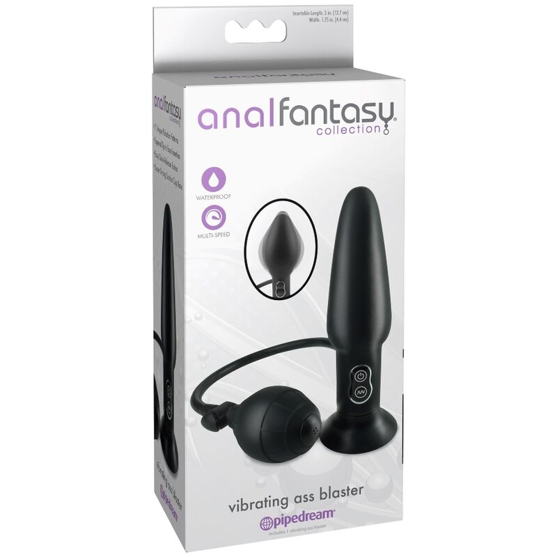 ANAL FANTASY - AUFBLASBARER VIBRATOR MIT STECKER