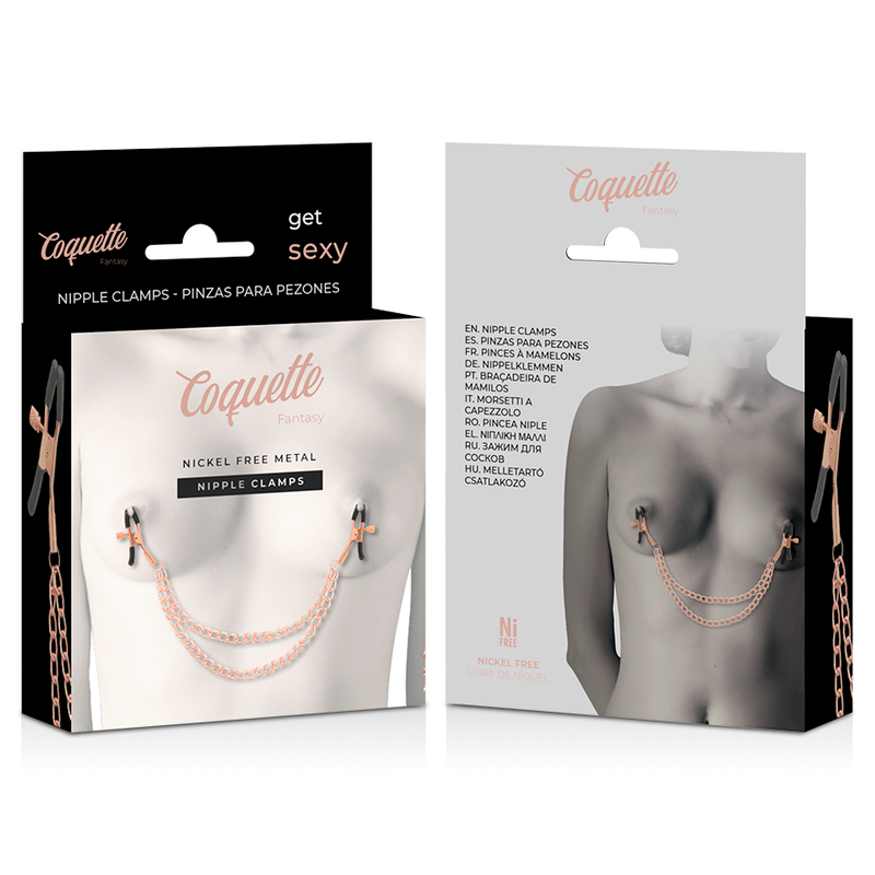 COQUETTE CHIC DESIRE - FANTASY METALL-NIPPELCLIPS MIT KETTE