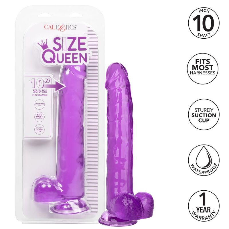 CALEXOTICS - GRÖSSE QUEEN DILDO LILA 25,5 CM