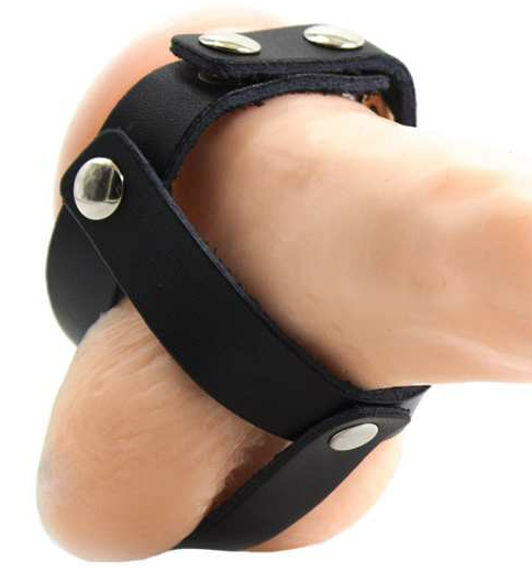 OHMAMA FETISCH LEDER BALL CAGE