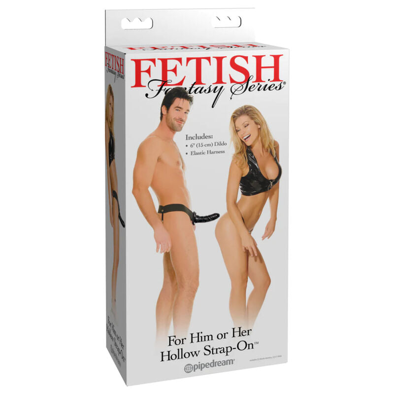 FETISH FANTASY SERIES - SERIE BLACK DREAM HOLLOW STRAP ON