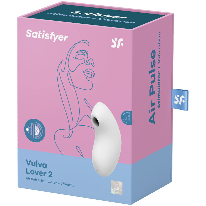 SATISFYER - VULVA LOVER 2 AIR PULSE STIMULATOR & VIBRATOR BLAU
