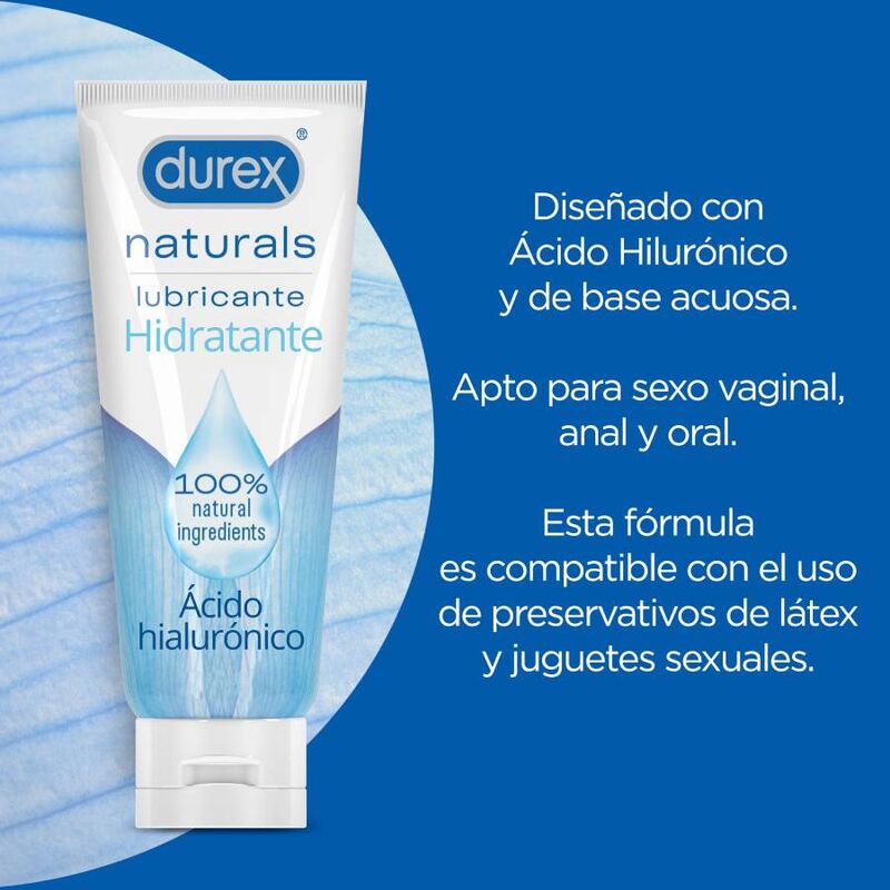 DUREX - NATURALS FEUCHTIGKEITSPFLEGENDES GLEITGEL 100 ML