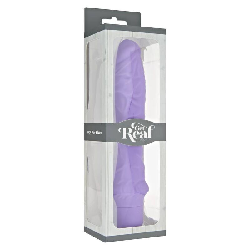 GET REAL - KLASSISCHER GROSSER LILA VIBRATOR