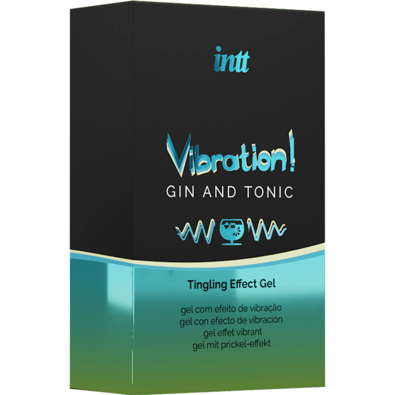 INTT – KRAFTVOLLES INTIMSTIMULIERENDES FLÜSSIGES VIBRATOR-GEL GIN & TONIC 15 ml