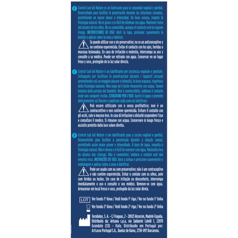CONTROL - LUB GEL NATURE SCHMIERMITTEL 75 ML