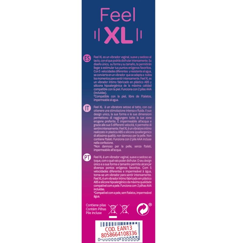 CONTROL - FEEL XL VIBRIERENDE KUGEL