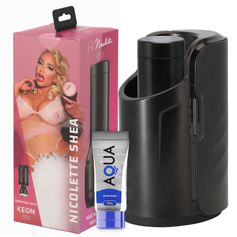 KIIROO - KEON + FEEL NICOLETTE SHEA STROKER + AQUA QUALITY GLEITMITTEL 50 ML