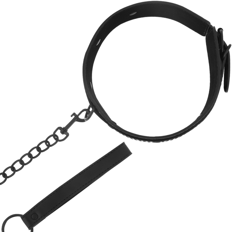 INTENSE - FETISCH-HALSBAND AUS VEGANEM LEDER