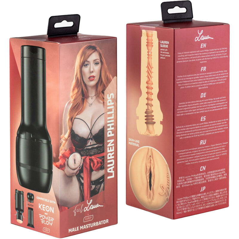 KIIROO - FEEL LAUREN PHILLIPS STARS COLLECTION STROKER POWERBLOW KOMPATIBEL