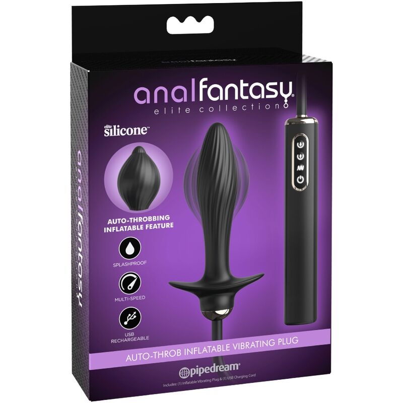 ANAL FANTASY ELITE COLLECTION – AUFBLASBARER STECKER & AUTO-THROB-VIBRATOR
