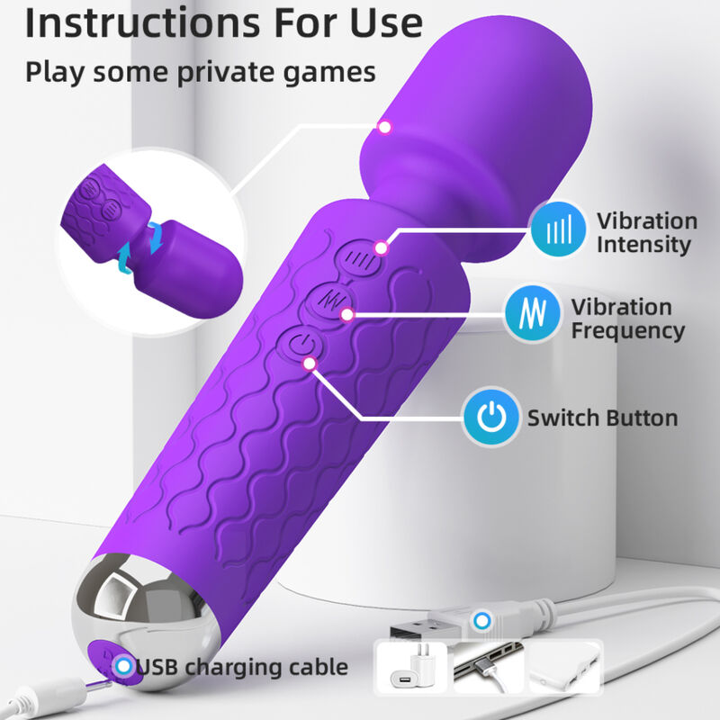 ARMONY - VIOLETT-MASSAGER & VIBRATOR