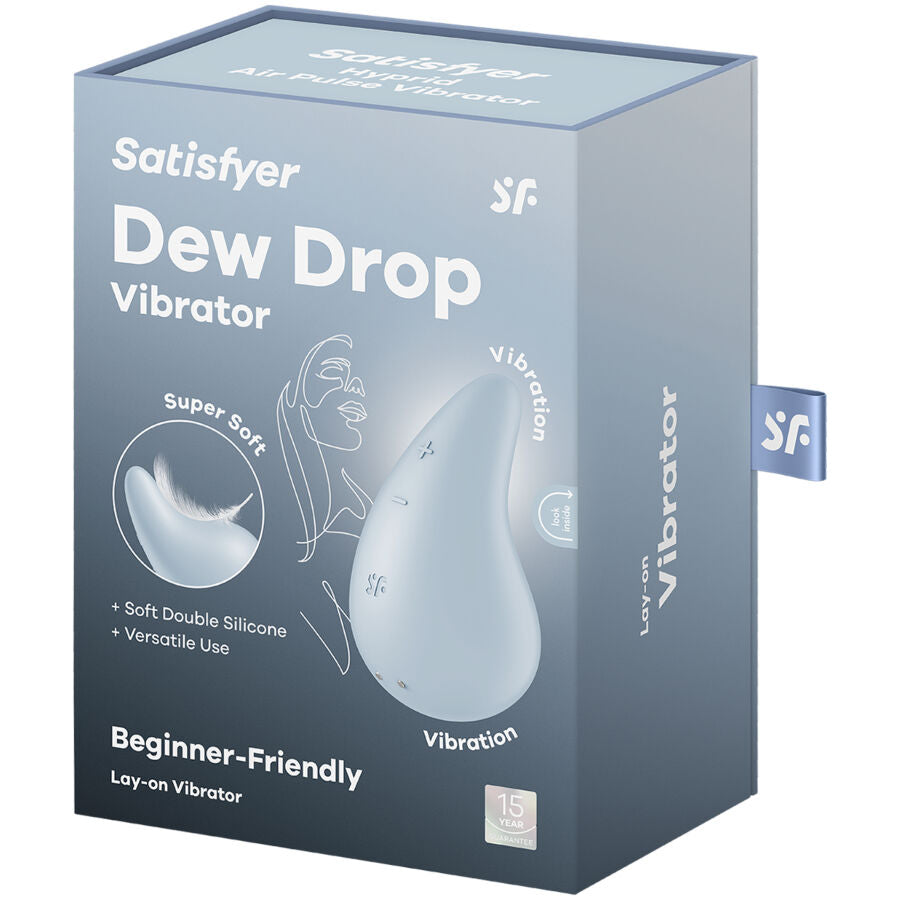 SATISFYER - DEW DROP VIBRATOR LAY-ON WEISS
