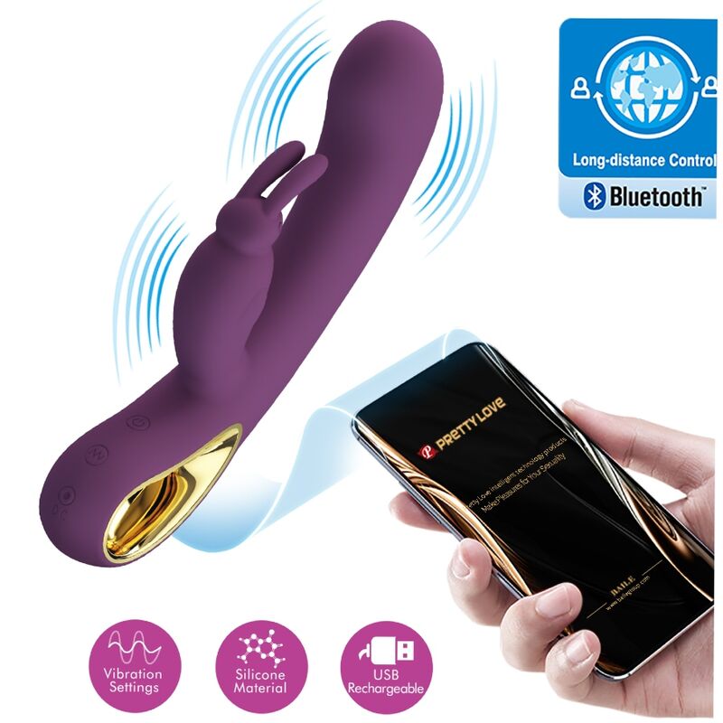 PRETTY LOVE - LIAM RABBIT VIBRATOR & G-PUNKT-STIMULATOR LILA