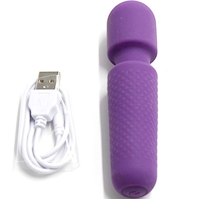 ARMONY - IHR MAGISCHER MASSAGER & VIBRATOR, WIEDERAUFLADBAR, 10 VIBRATIONEN, STAB, PUNKTE, LILA