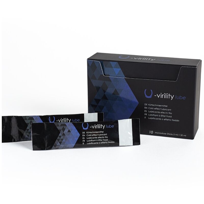500 COSMETICS - U-VIRILITY LUBE KALTEFFEKT-SCHMIERMITTEL 10 X 5 ML