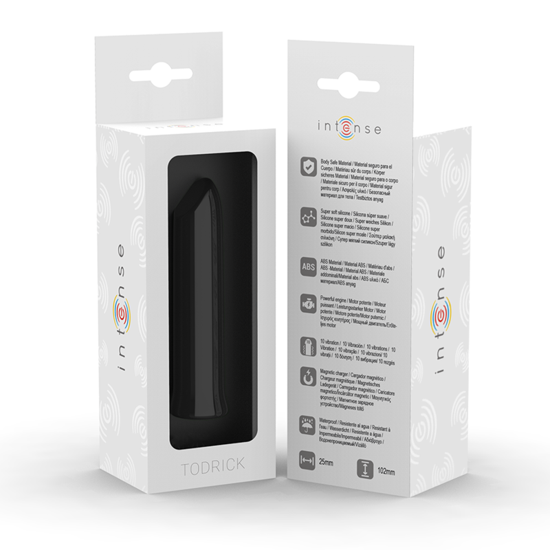 INTENSE - TODRICK SCHWARZE KLITORISSTIMULIERENDE KUGEL