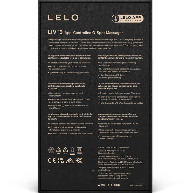 LELO - LIV™ 3 G-SPOT STIMULATOR ROSA