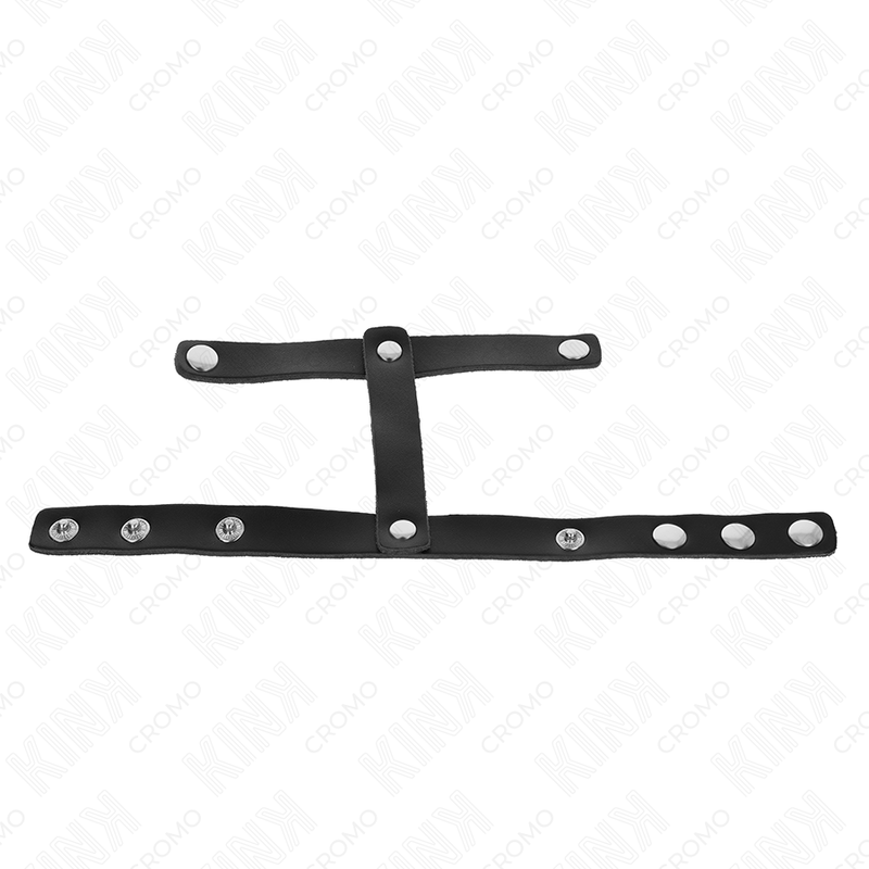 KINK – VERSTELLBARER PENISRING UND BALL-TRENNGURT AUS LEDER