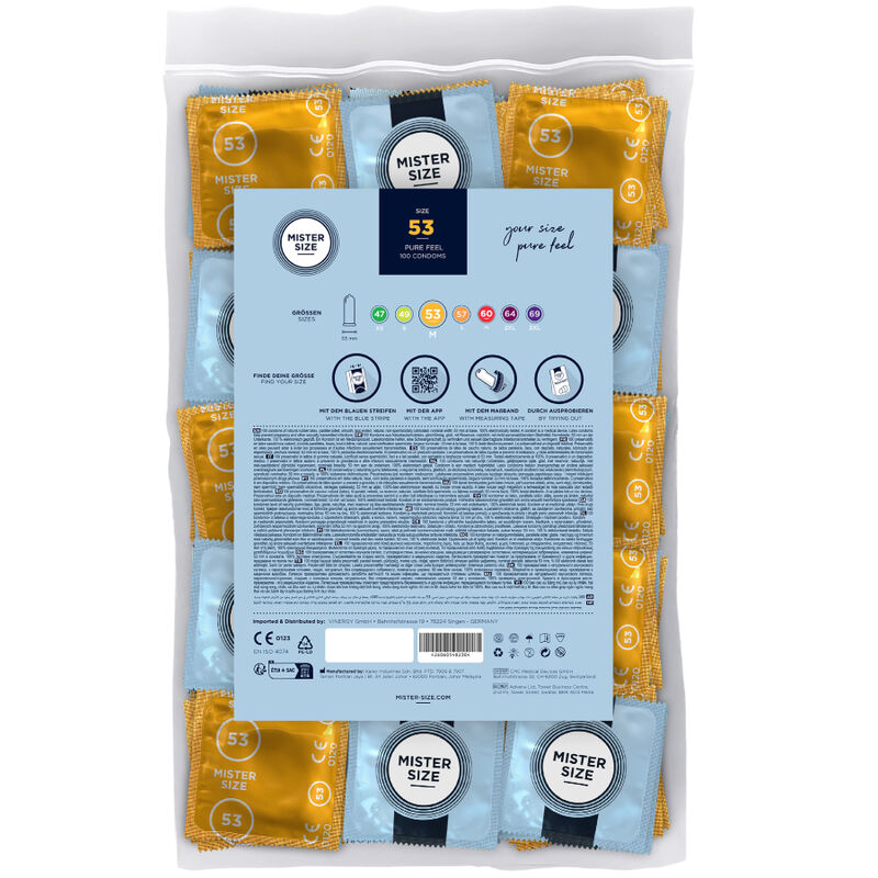 MISTER SIZE - Kondomgröße M 53 MM (100 Stück)