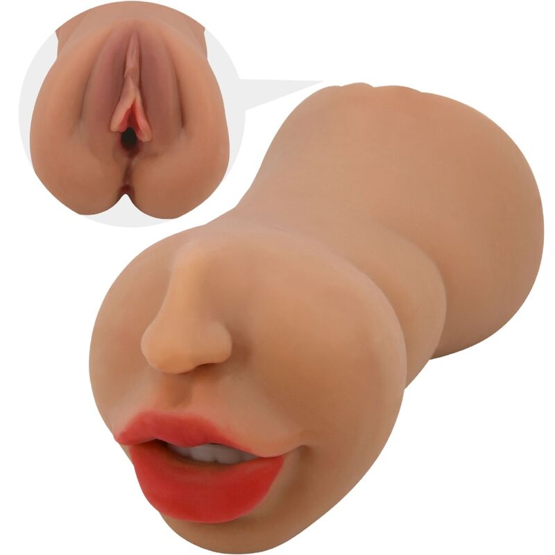 CRAZY BULL - ZOEY DOPPELMASTURBATOR MUND & VAGINA FLESH