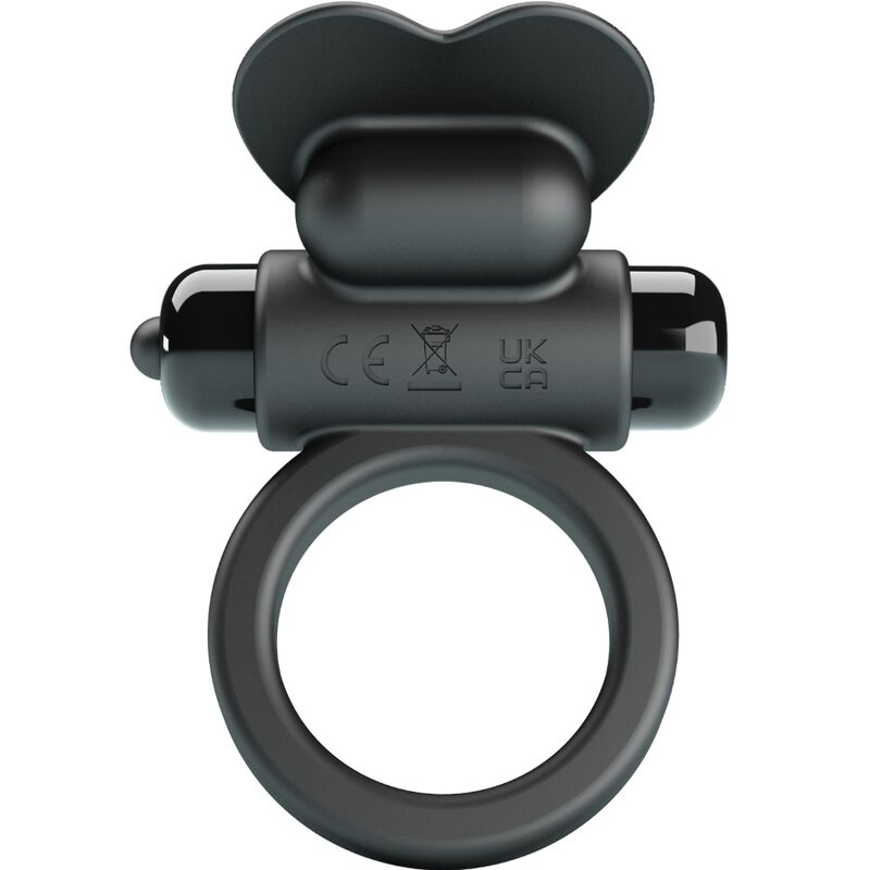 PRETTY LOVE - DEBONAIRE VIBRATIONSRING RABBIT 10 VIBRATIONEN SCHWARZ