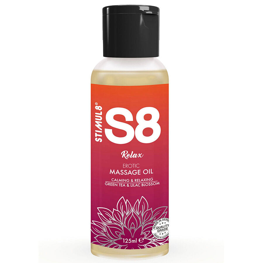 STIMUL8 - S8 RELAX GRÜNTEE MASSAGEÖL 125 ML