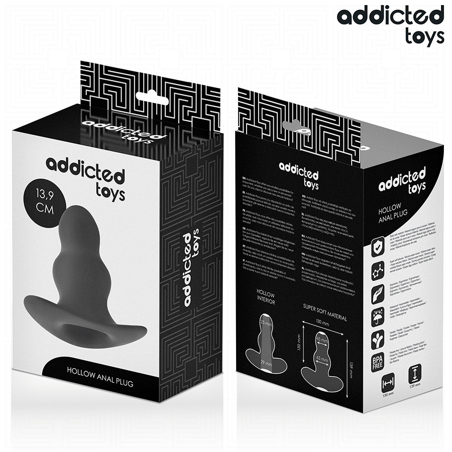 ADDICTED TOYS - HOHL-ANALPLUG SILIKON GRÖSSE XL 13,9 CM