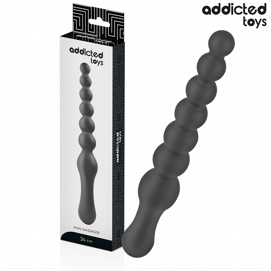 ADDICTED TOYS - DOPPELTER ANAL-MASSAGER SILIKON 24 CM
