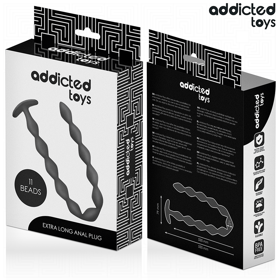 ADDICTED TOYS - EXTRA LANGER SILIKON-ANALPLUG