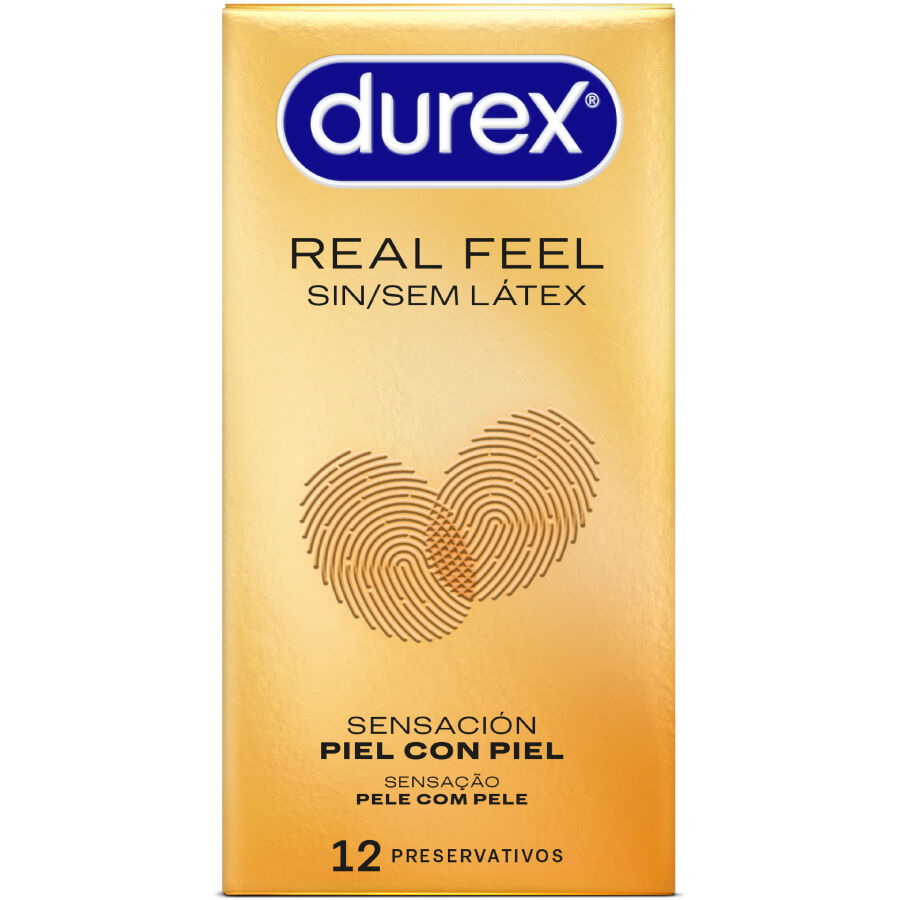 DUREX - REAL FEEL Kondome ohne Latex 12 Einheiten