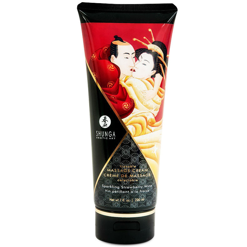 SHUNGA - ERDBEER- UND CAVA-MASSAGECREME 200 ML