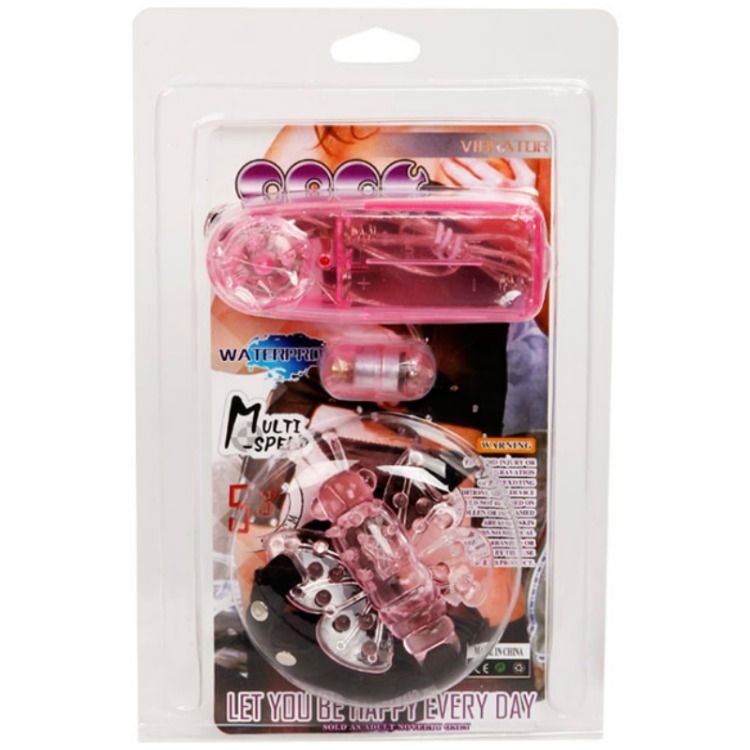 BAILE - HARNESS MIT VIBRIERENDEM SCHMETTERLING MIT MEHREREN GESCHWINDIGKEITEN