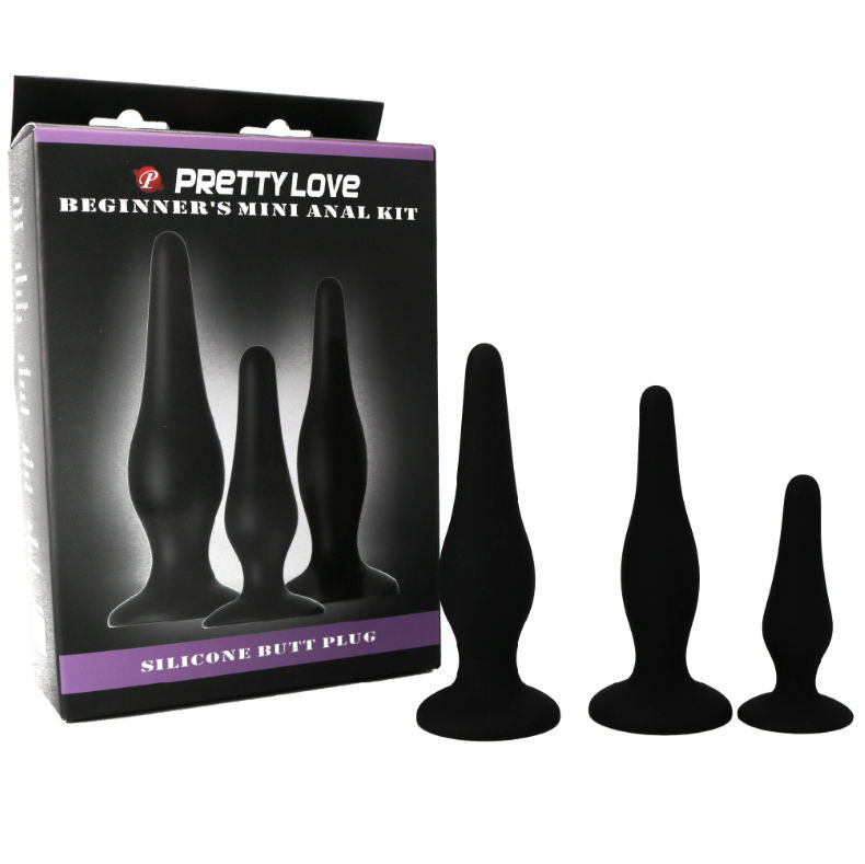 PRETTY LOVE - ANAL PLUGS SILIKON-EINFÜHRUNGSSET