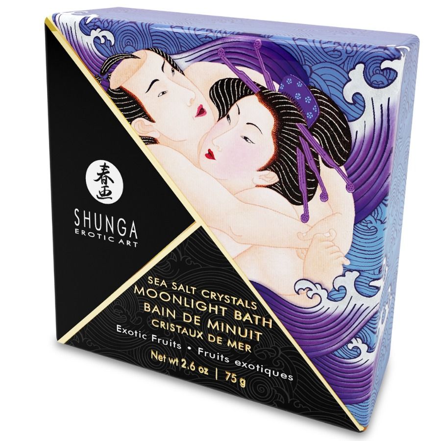 SHUNGA - EXOTISCHES LILA-BADESALZ 75 GR