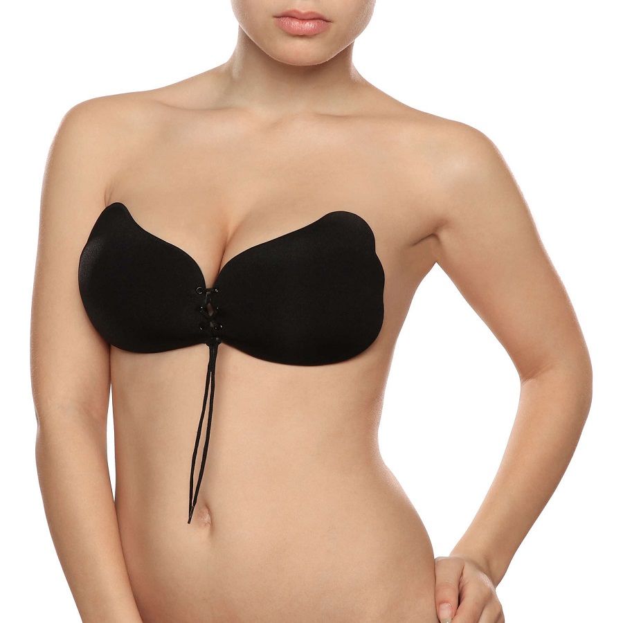 BYE-BRA – LACE-IT VERGRÖSSERNDER PUSH-UP SCHWARZ CUP B
