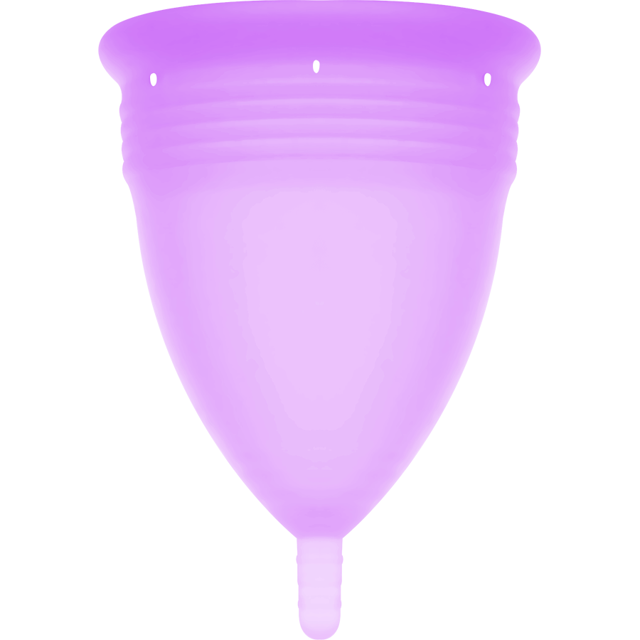 STERCUP - FDA SILIKON MENSTRUATIONSTASSE VIOLETT - GRÖSSE S