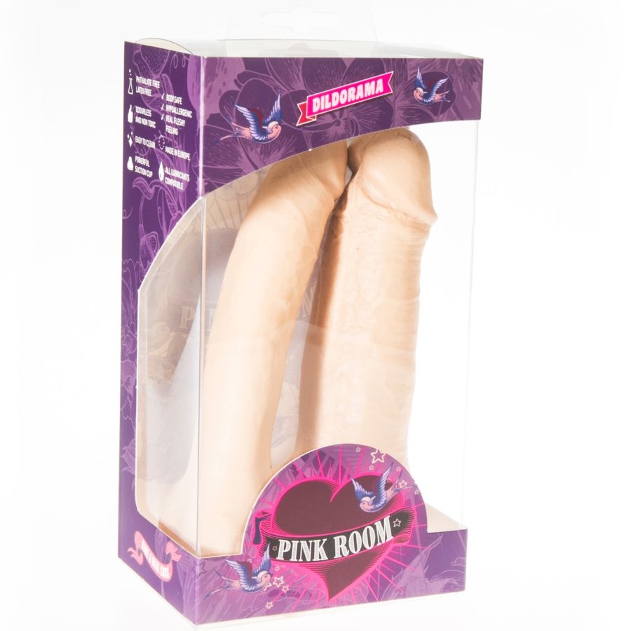 PINK ROOM - ARTHUS REALISTISCHER DOPPELDILDO FLESH 17CM/15,5CM