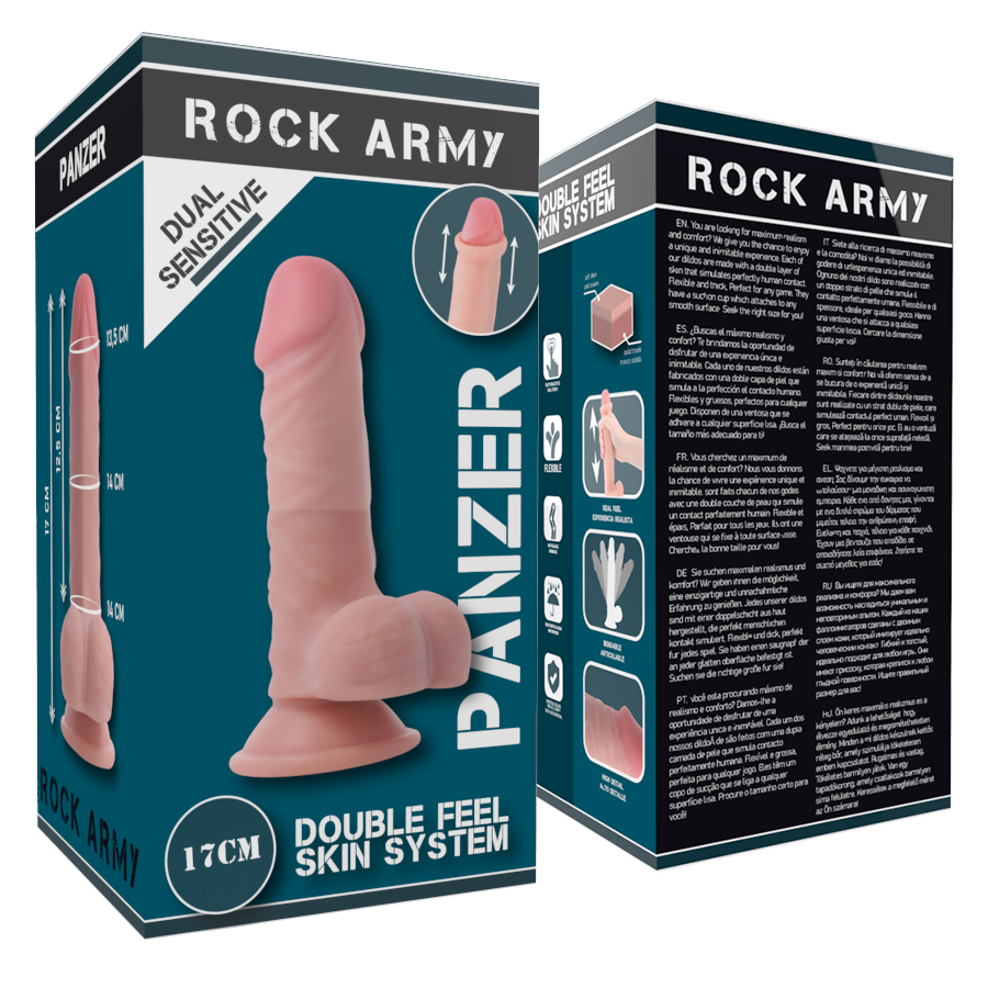 ROCKARMY - DOPPELDICHTE PANZER 17 CM -O- 4.46 CM