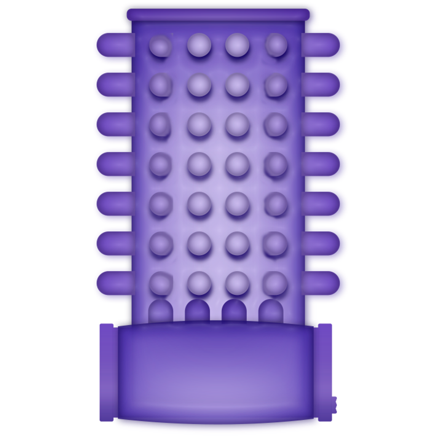 CASUAL LOVE - RING VIBRIERENDE HÜLLE LILA