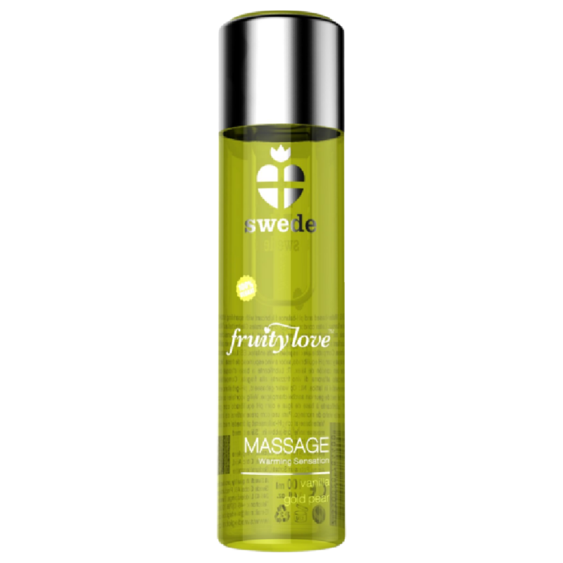 SWEDE - FRUITY LOVE WÄRMEFFEKT MASSAGEÖL VANILLE UND GOLDBIRNE 120 ML
