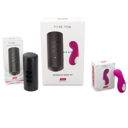 KIIROO - TITAN UND CLIONA LILA PAAR-SET