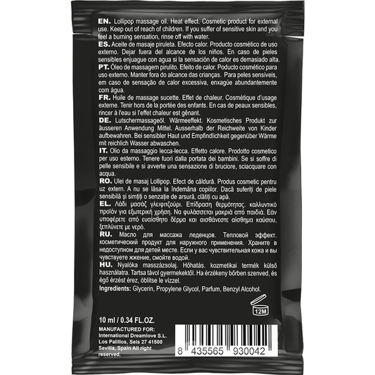 COQUETTE CHIC DESIRE - TASCHENLOLLIPOP KÜSSBARES MASSAGEÖL WÄRMENDES GEFÜHL 10 ML