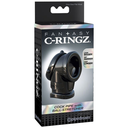 FANTASY C-RINGZ - COCK PIPE MIT BALL STRECH