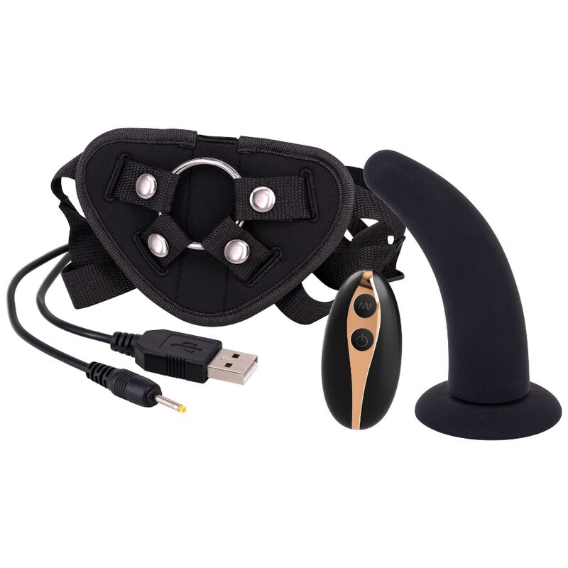 SEVEN CREATIONS - STRAP-ON HARNESS MIT DILDO 125 CM