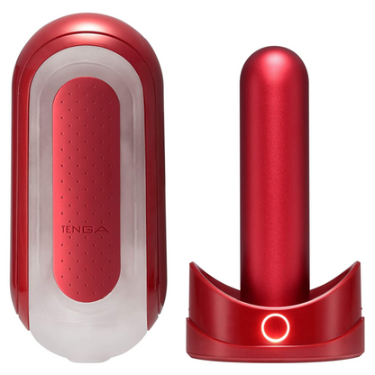 TENGA - FLIP 0 ZERO ROT MIT HEIZUNG