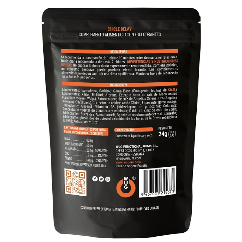 WUG SEX SENSE - DELAY CUM DELAYER 10 EINHEITEN