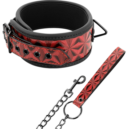 BEGME – RED EDITION PREMIUM HALSBAND AUS VEGANEM LEDER MIT NEOPRENFUTTER