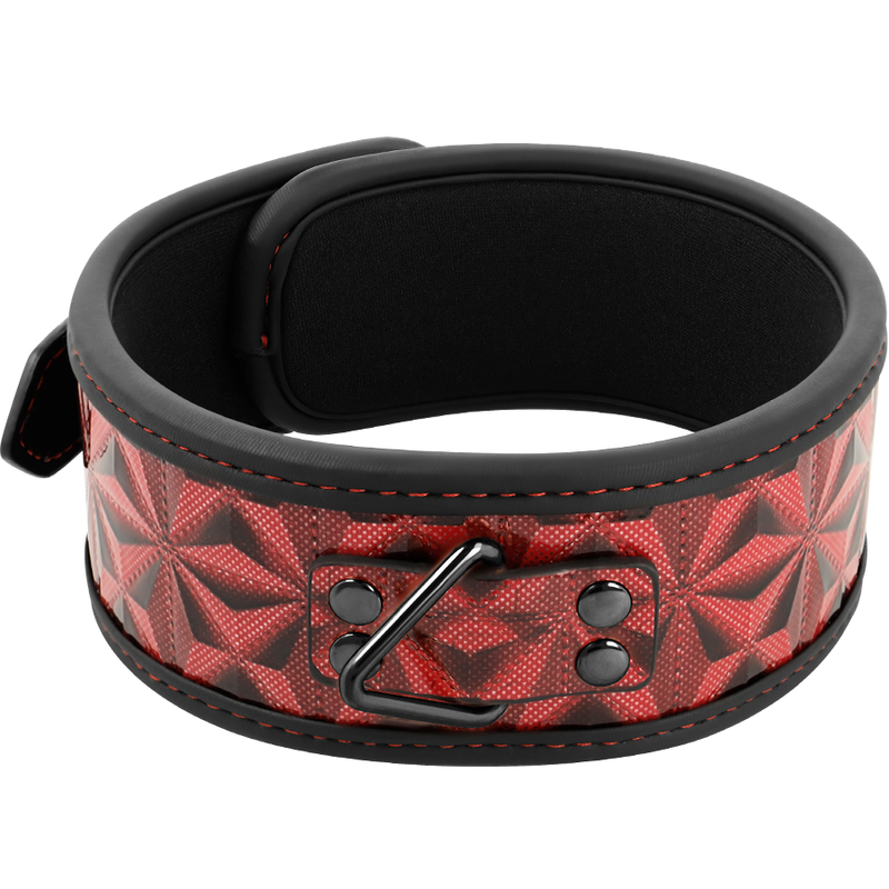 BEGME – RED EDITION PREMIUM HALSBAND AUS VEGANEM LEDER MIT NEOPRENFUTTER