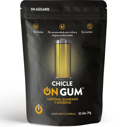WUG GUM - AUF KOFFEIN, GINSENG UND GUARANA GUM 10 EINHEITEN
